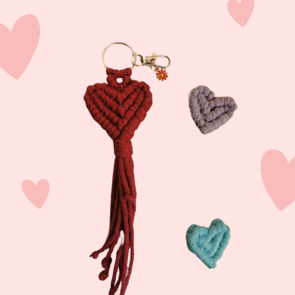Portachiavi a forma di cuore San Valentino - Imagen 4