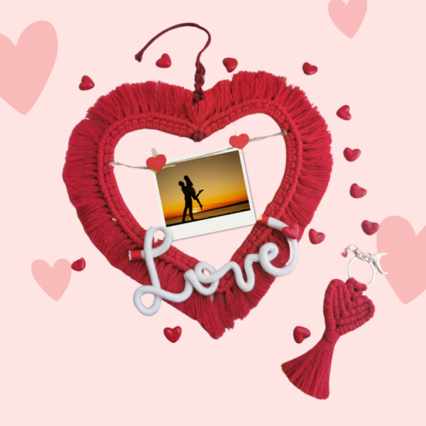 Portafoto e Portachiavi a forma di cuore